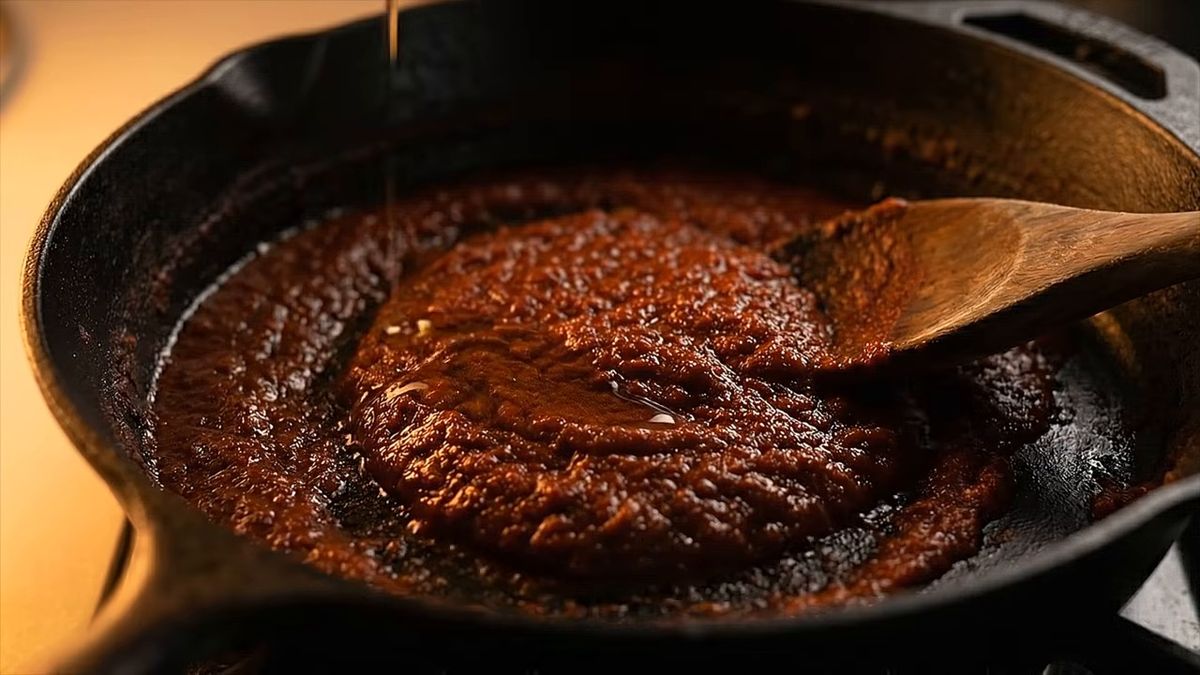 El aceite no está ahí para freír el ajo: fotograma del vídeo de El Cuchinero Pastas