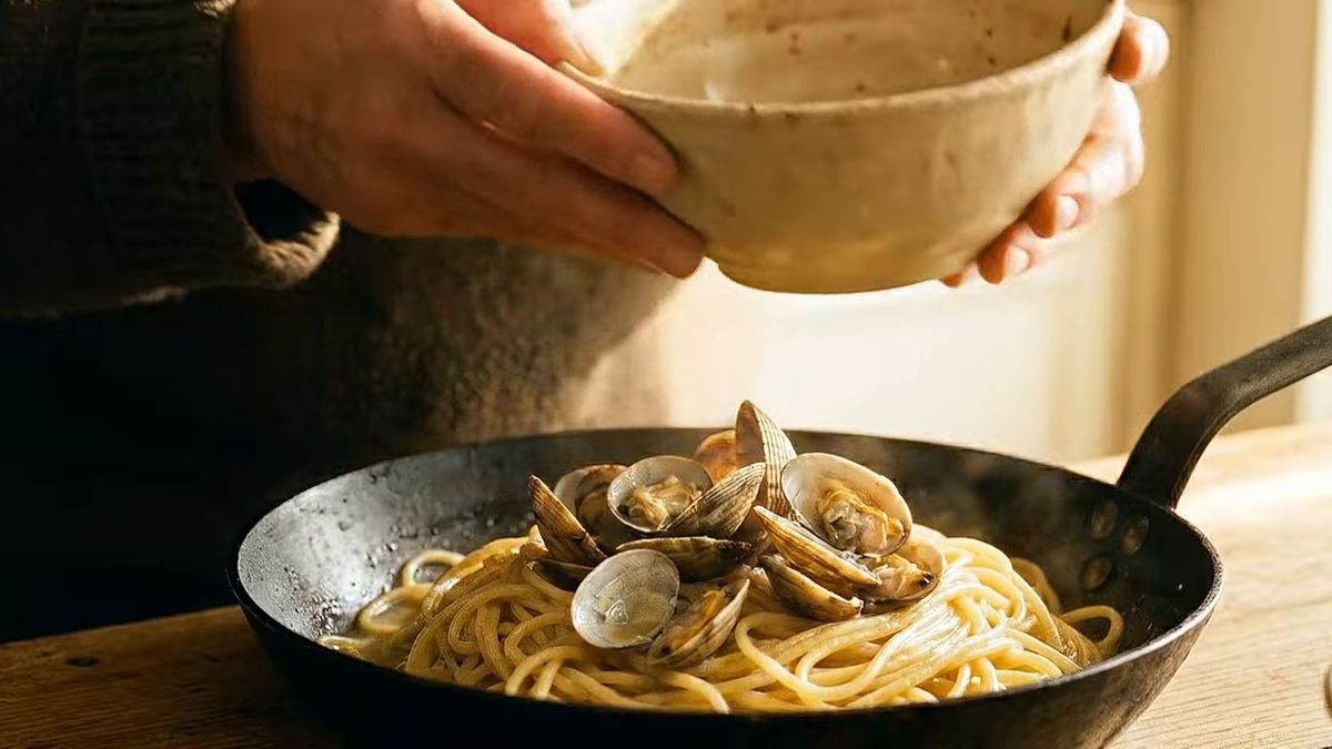 Por qué no lleva queso: fotograma del vídeo de El Cuchinero Pastas