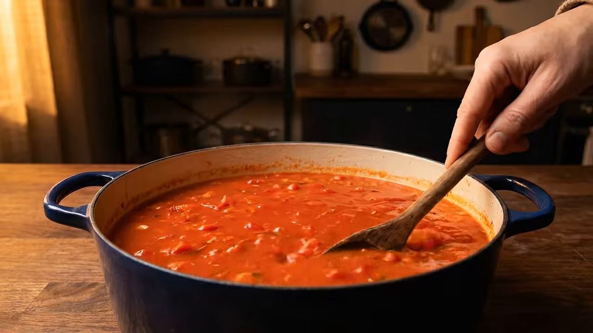 El tiempo solo no hace el trabajo: fotograma del vídeo de El Cuchinero Pastas