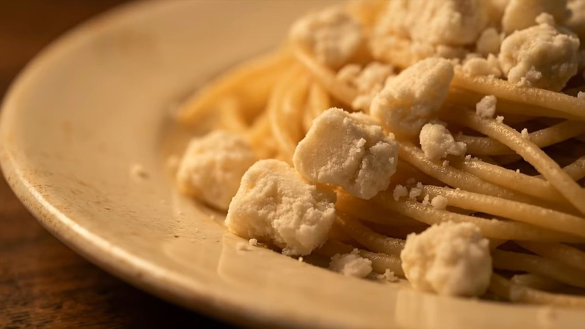El pecorino no falla por difícil: falla por calor: fotograma del vídeo de El Cuchinero Pastas