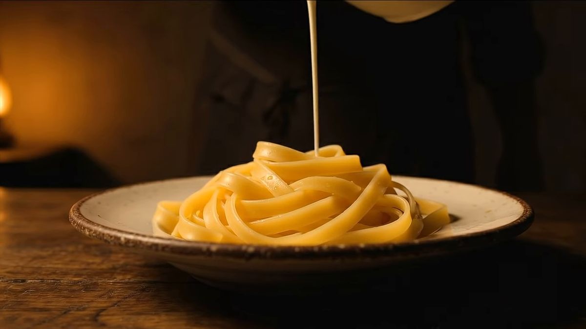 De dónde sale el plato y qué llevaba: fotograma del vídeo de El Cuchinero Pastas