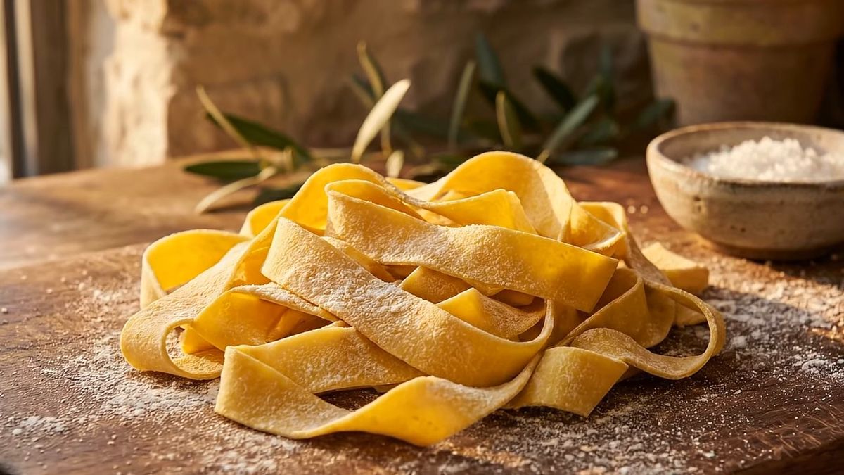 La salsa tiene que llegar reducida a la sartén: fotograma del vídeo de El Cuchinero Pastas