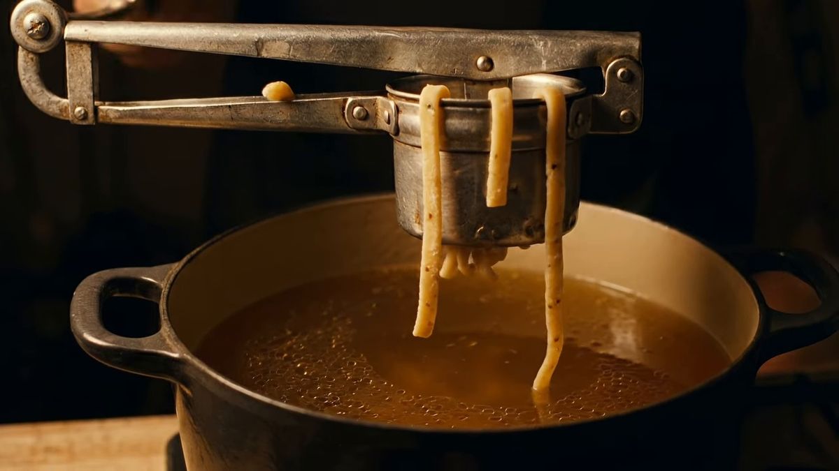 Qué son los passatelli y por qué son tan frágiles: fotograma del vídeo de El Cuchinero Pastas