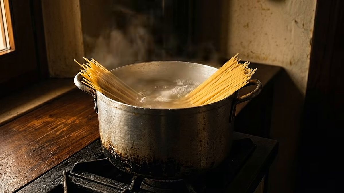 Por qué tu instinto de cocinar pasta aquí estorba: fotograma del vídeo de El Cuchinero Pastas