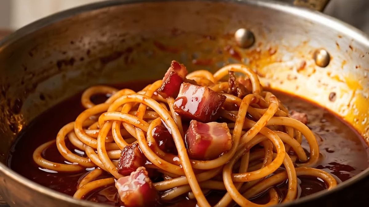 Cómo sabes que el equilibrio está hecho: fotograma del vídeo de El Cuchinero Pastas